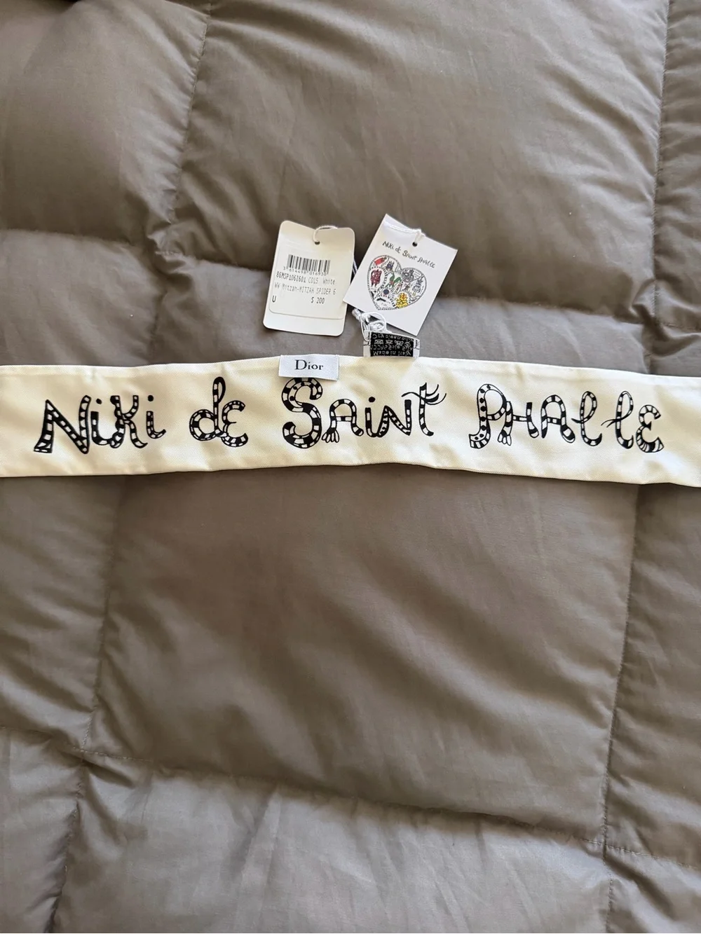 Dior NIKI de SAINT PHALLE Mitzah Spider Silk Twilly Scarf NWT